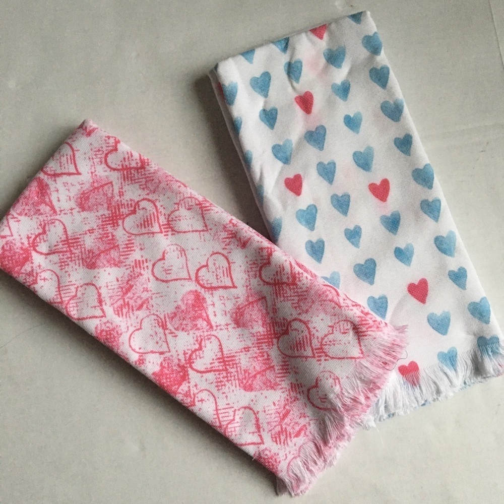 NWOT ladinne kitchen towels blue 4 pc